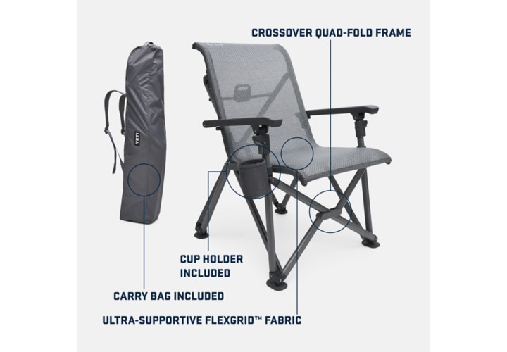 YETI Trailhead Camp Chair in 2023  Camping chairs, Cool chairs, Blue chair