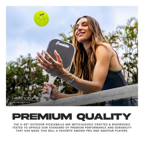 Franklin Sports X-40 Outdoor Pickleball Balls - 3 Pack - Primary Image