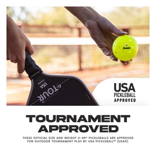 Franklin Sports X-40 Outdoor Pickleball Balls - 3 Pack - Primary Image