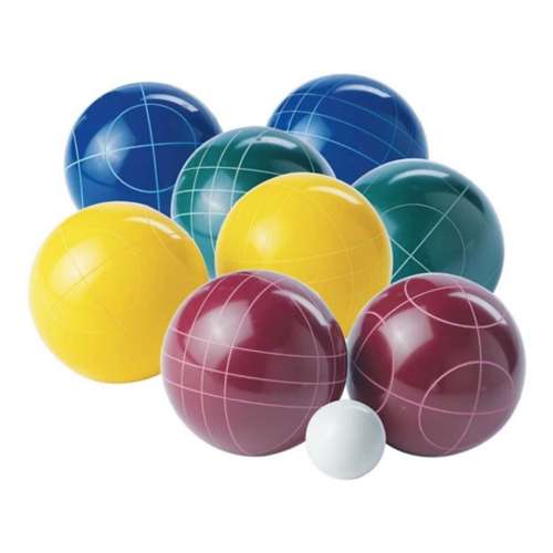 Lightweight Kids Bocce Ball Set Hard Plastic Case W/ Handle, 8 Balls, 2  Pallinos