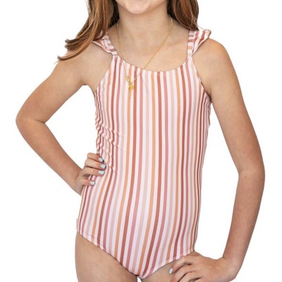 Toddler Girls' Janela Bay Ruffle Strap One Piece Swimsuit