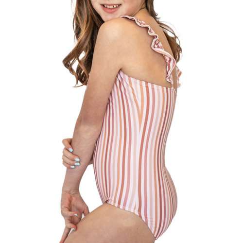 Toddler Girls' Janela Bay Ruffle Strap One Piece Swimsuit