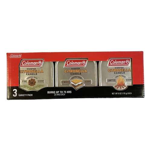 Coleman Scented Tin Citronella Candle 3-Pack