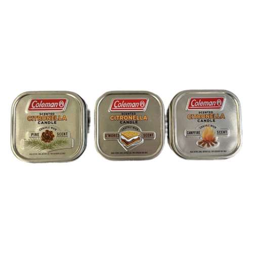 Coleman Scented Tin Citronella Candle 3-Pack