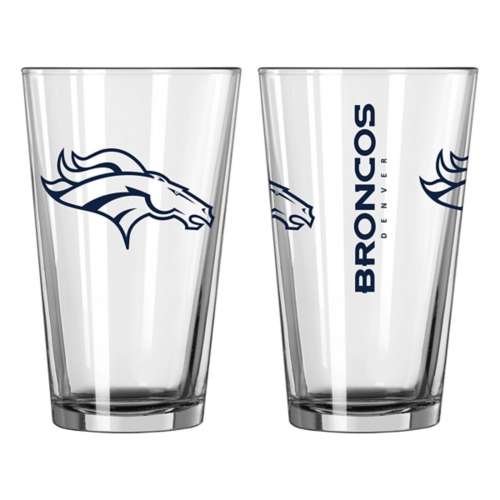 Logo Brands Denver Broncos 16oz. Gameday Glass