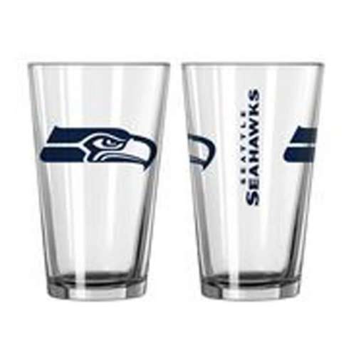 Logo Brands Seattle Seahawks 16oz. Gameday Glass