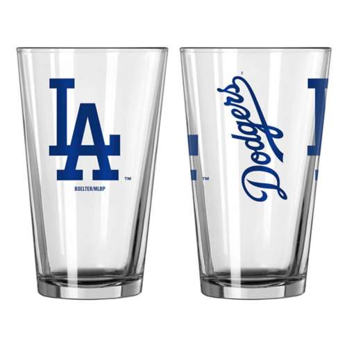 Logo Brands Los Angeles Dodgers 16oz. Gameday 21 Glass
