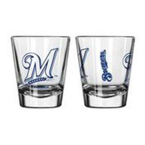 Logo Brands Milwaukee Brewers 2oz. Gameday Shot Glass
