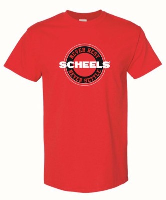 Men's Decom Scheels Never Rest Never Settle T-Shirt
