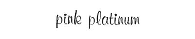 Pink Platinum Logo