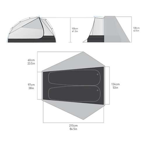 Sea To Summit Alto Plus Semi-Free Standing 2 Person Ultralight Tent
