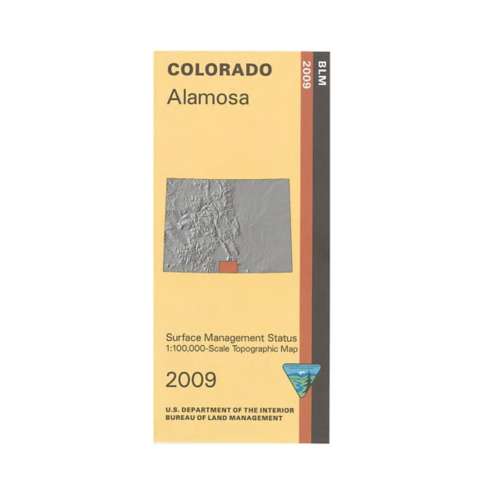 Bureau Of Land Management Alamosa CO Surface Map