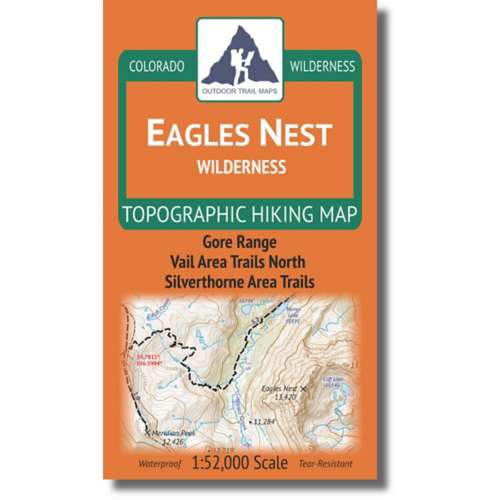 Outdoor Trail Maps Eagles Nest Wilderness Map