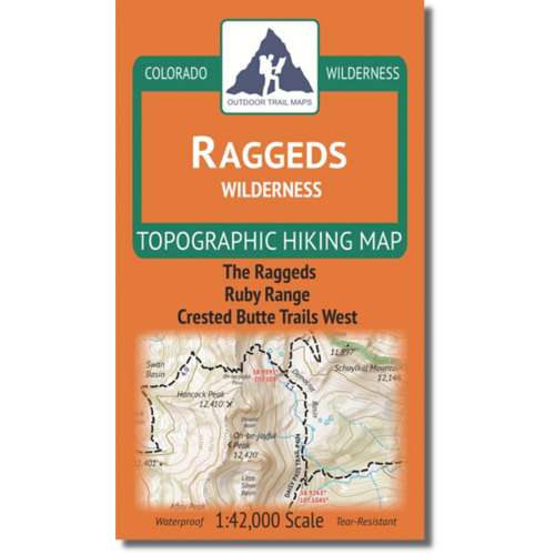 Outdoor Trail Maps Raggeds Wilderness Map