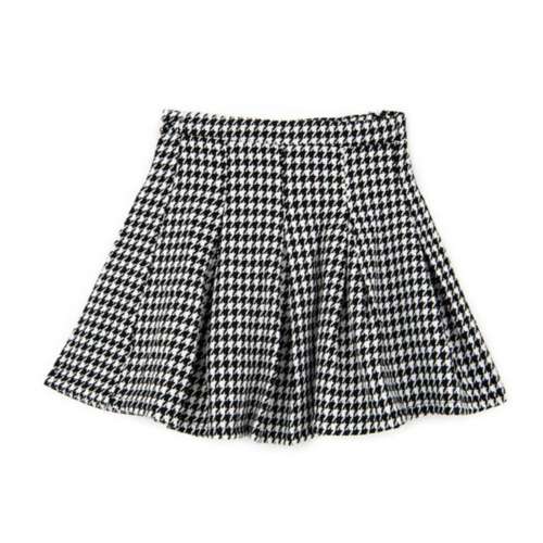 Girls' Love Daisy Houndstooth Skirt