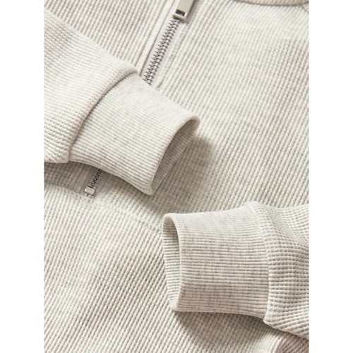 Baby Little Bipsy Waffle 1/2 Zip Pullover