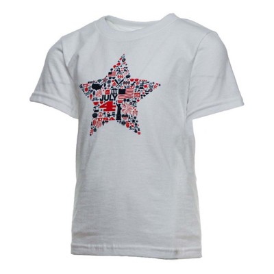 Grade School Girls Park Bench Apparel Glitter Stars T Shirt
