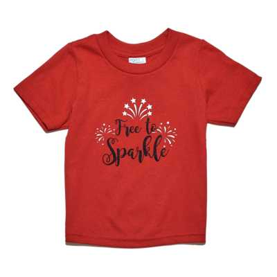 Infant Girls Park Bench Apparel Free To Sparkle T Shirt Scheels Com