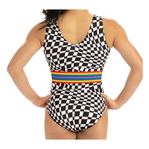 Girls' Elite Sportswear Optical Illusion Leotard