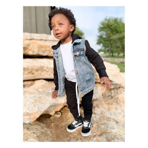 Baby Boys' Little Bipsy Classic Hooded Denim Jacket