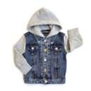 Toddler Boys' Little Bipsy Classic Hooded Denim Jacket