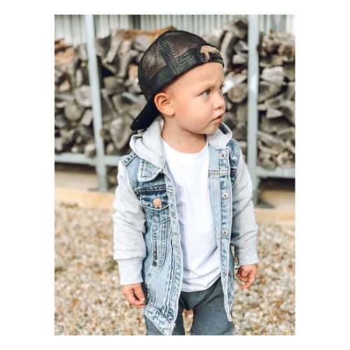 Baby Boys' Little Bipsy Classic Hooded Denim Jacket