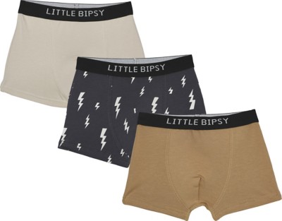 Toddler Boys' Little Bipsy Fall Mix 3 Pack Boxer Briefs