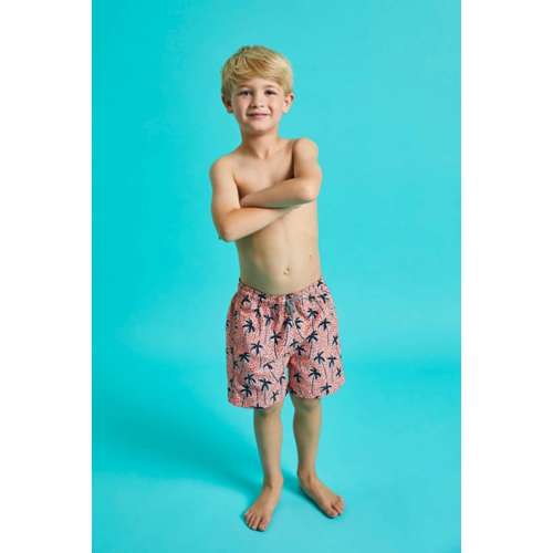 Toddler Boys' Boardies Flair Palm Swim Trunks