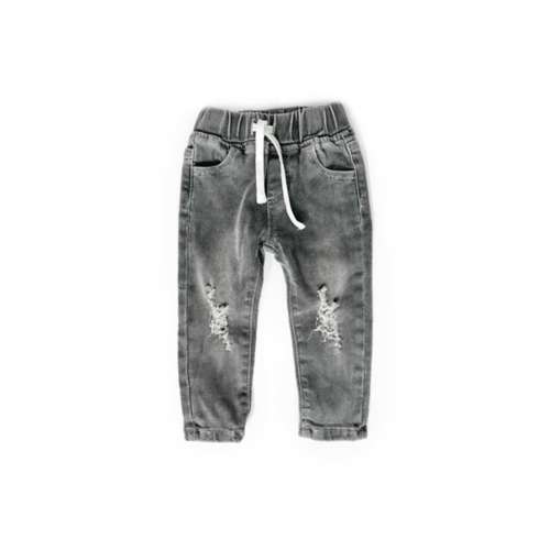 Baby Little Bipsy Distressed Slim Fit Straight Jeans