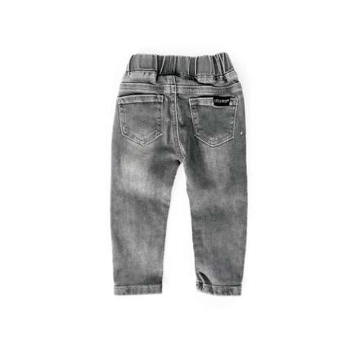 Toddler Little Bipsy Distressed Slim Fit Straight cargo jeans