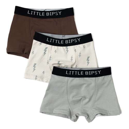 Boys' Little Bipsy Fern Mix 3 Pack Boxer Briefs