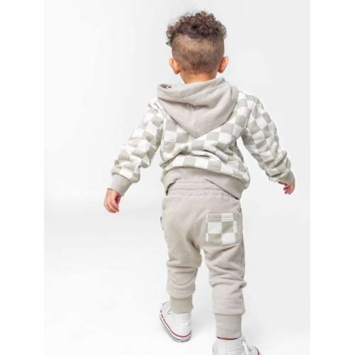 Baby Little Bipsy Checkered Pocket Joggers
