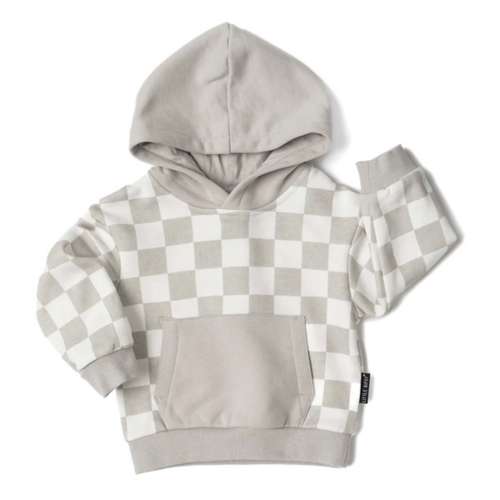 Toddler Little Bipsy Checkered blue hoodie
