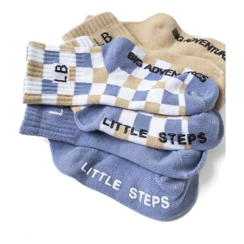 Baby Little Bipsy Boardwalk Breeze 3 Pack Ankle Socks