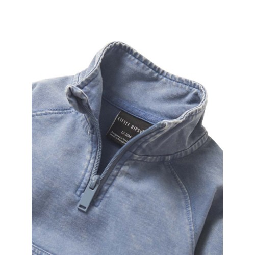 Kids' Little Bipsy Salt & Sea 1/4 Zip Pullover