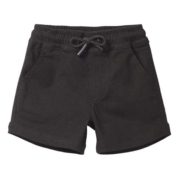 Little Bipsy Cotton Twill Shorts Baby 3/6 mo. Black