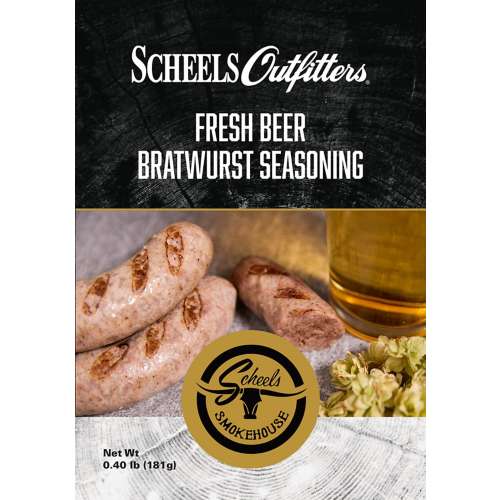 Scheels Outfitters Smokehouse Fresh Beer Bratwurst Seasoning