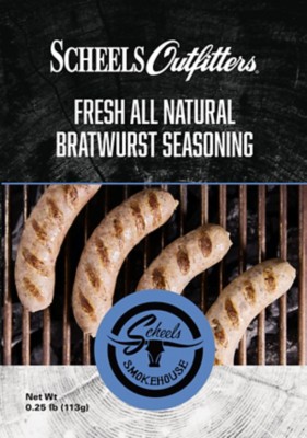 Scheels Outfitters Smokehouse Fresh All Natural Bratwurst Seasoning