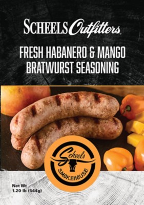 Scheels Outfitters Smokehouse Fresh Habanero & Mango Bratwurst Seasoning
