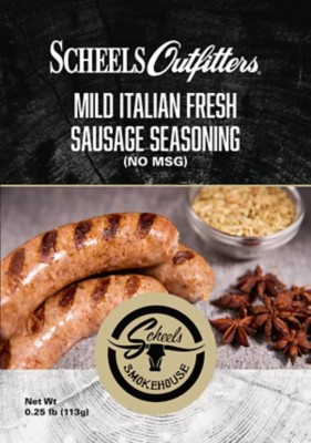 Scheels Outfitters Smokehouse Mild Italian Fresh Sausage Seasoning