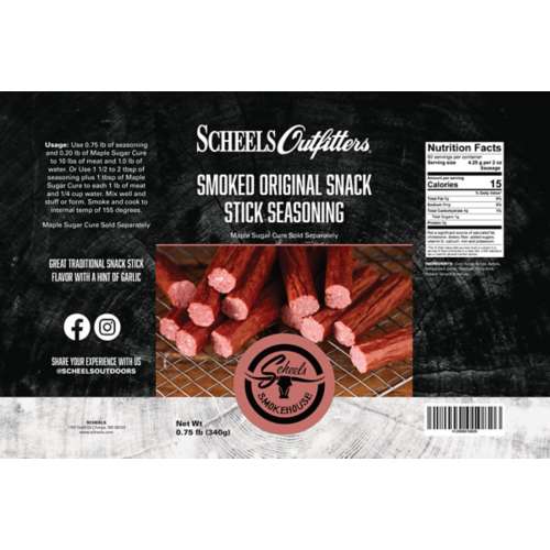 Scheels Outfitters Smokehouse Smoked Original Snack Stick Seasoning