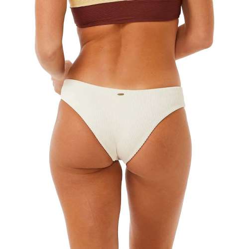Women's Rip Curl Block Party Spliced Cheeky Coverage Swim Bottoms