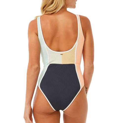 Women's Rip Curl Block Party Splice Good Coverage One Piece Swimsuit