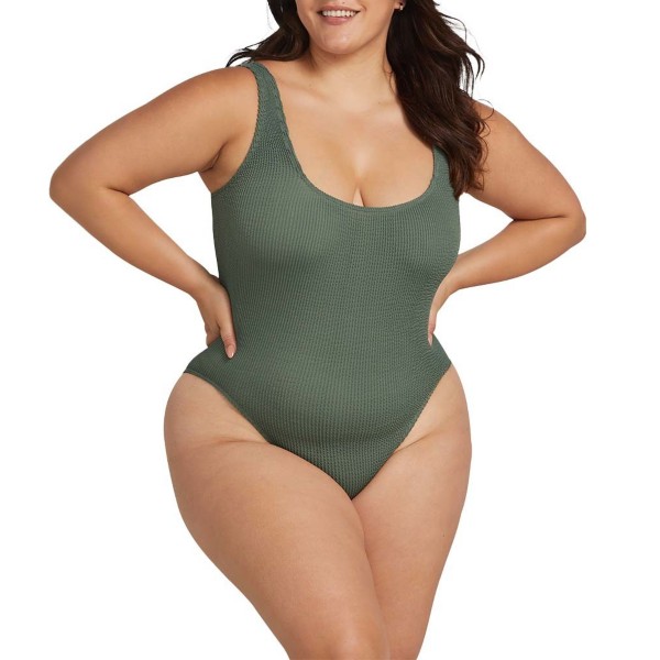 Women’s Artesands Kahlo One Piece Swimsuit One Size Sage Green