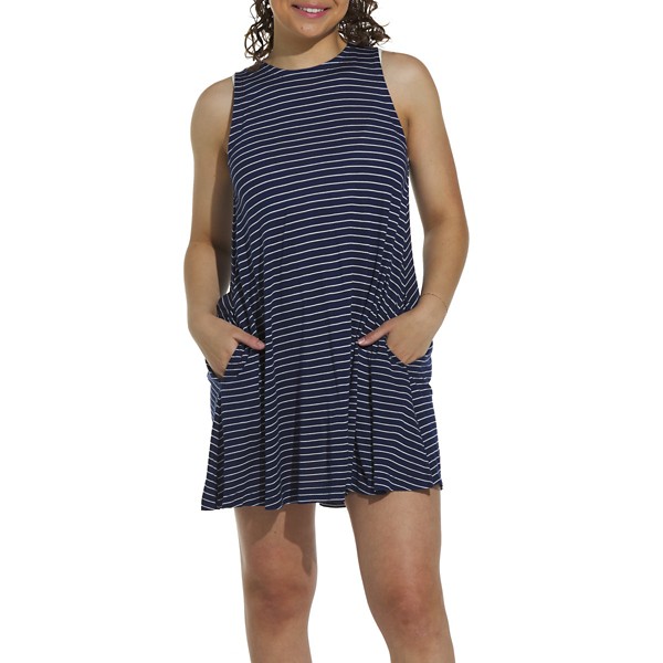 Women's Lagaci Stripes To Summer Dress Swim Cover Up product image