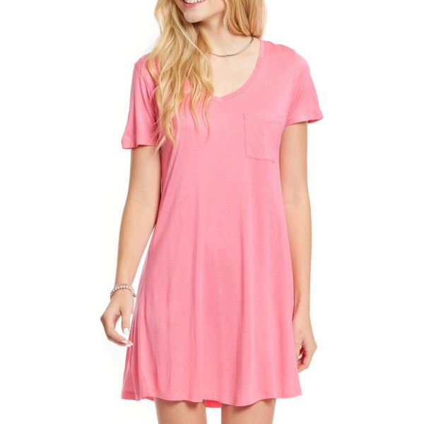 Women's Lagaci V-Neck Pocket Dress Swim Cover Up product image