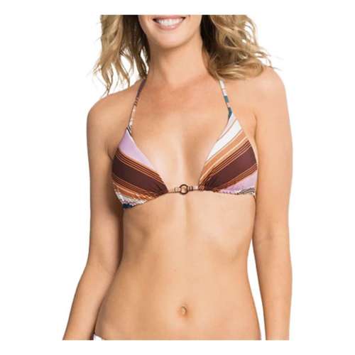 Women's Maaji Bayadere Stripes Balmy Triangle Swim Bikini Top