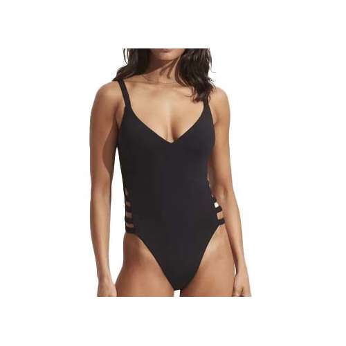 Women's Seafolly Gathered Strap One Piece Swimsuit