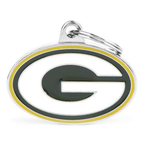 My Family Green Bay Packers ID Dog Tag