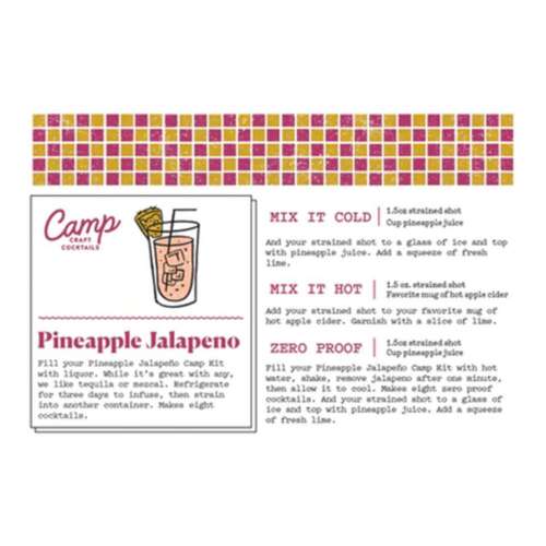 Camp Craft Cocktails 16oz Pineapple Jalapeno Infusion Kit